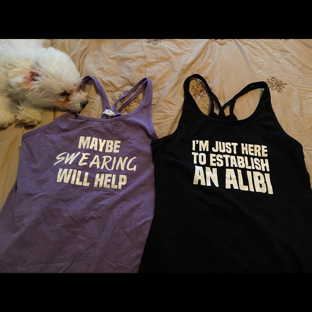 EUC - Lot of 4 workout tank tops *Small